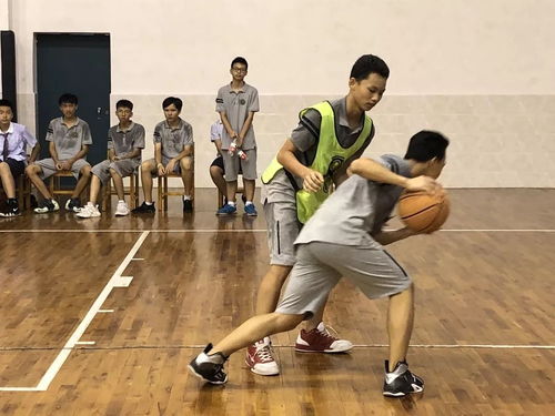 17級籃球賽 秋高氣爽,籃球場上激情四射